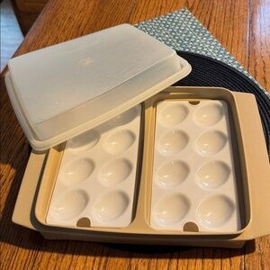Vintage Tupperware Deviled Egg Carrier